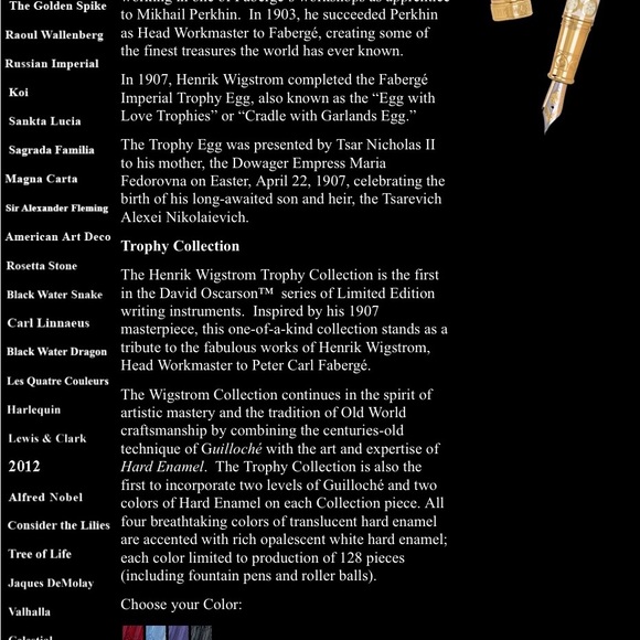 Henrik Wigstrom fountain pen by David Oscarson - Picture 9 of 13